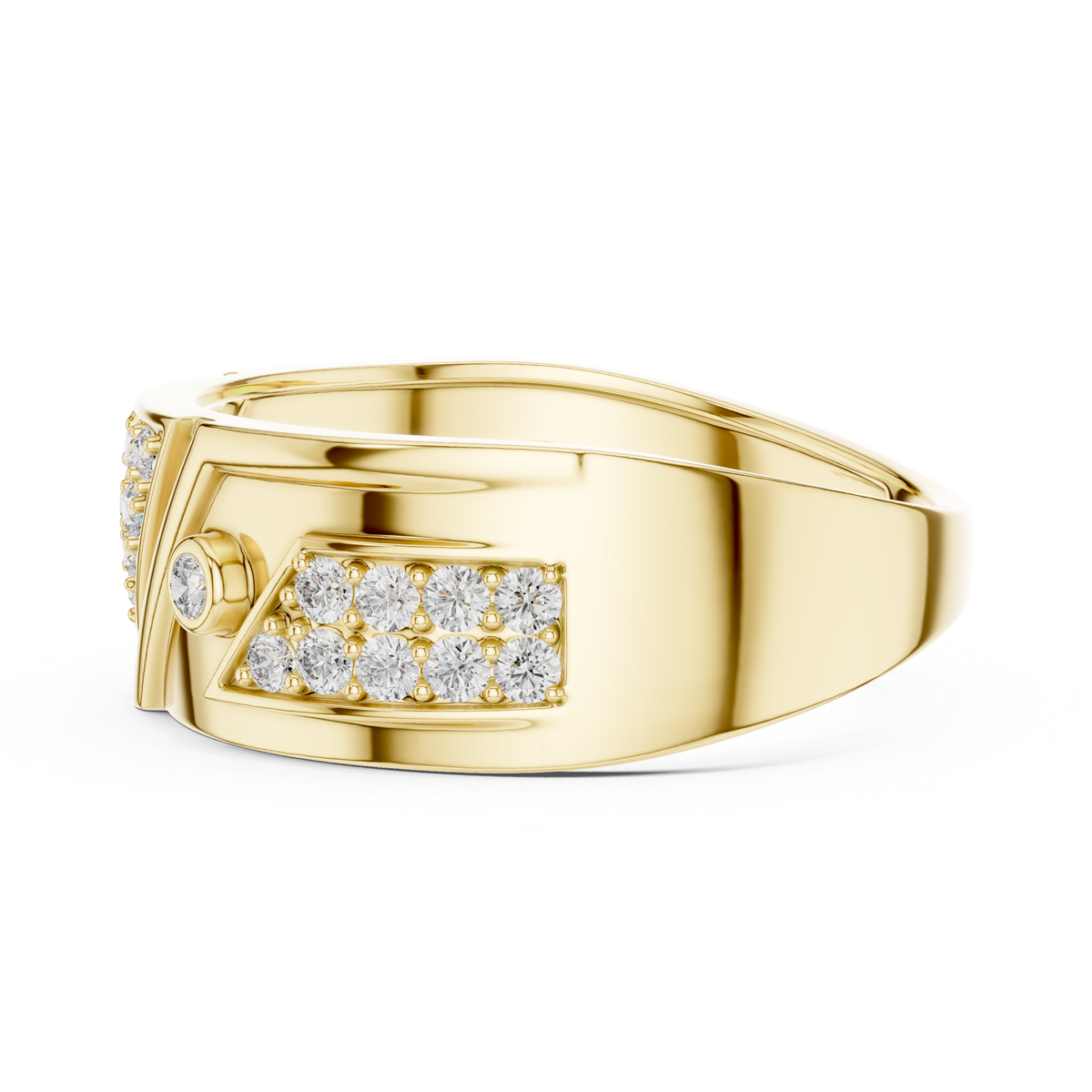Signature Spark Rose Gold Designer Ring