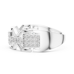 Elite Frame Diamond Gold Designer Ring