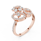 Elegant Love Bloom Gold Ring