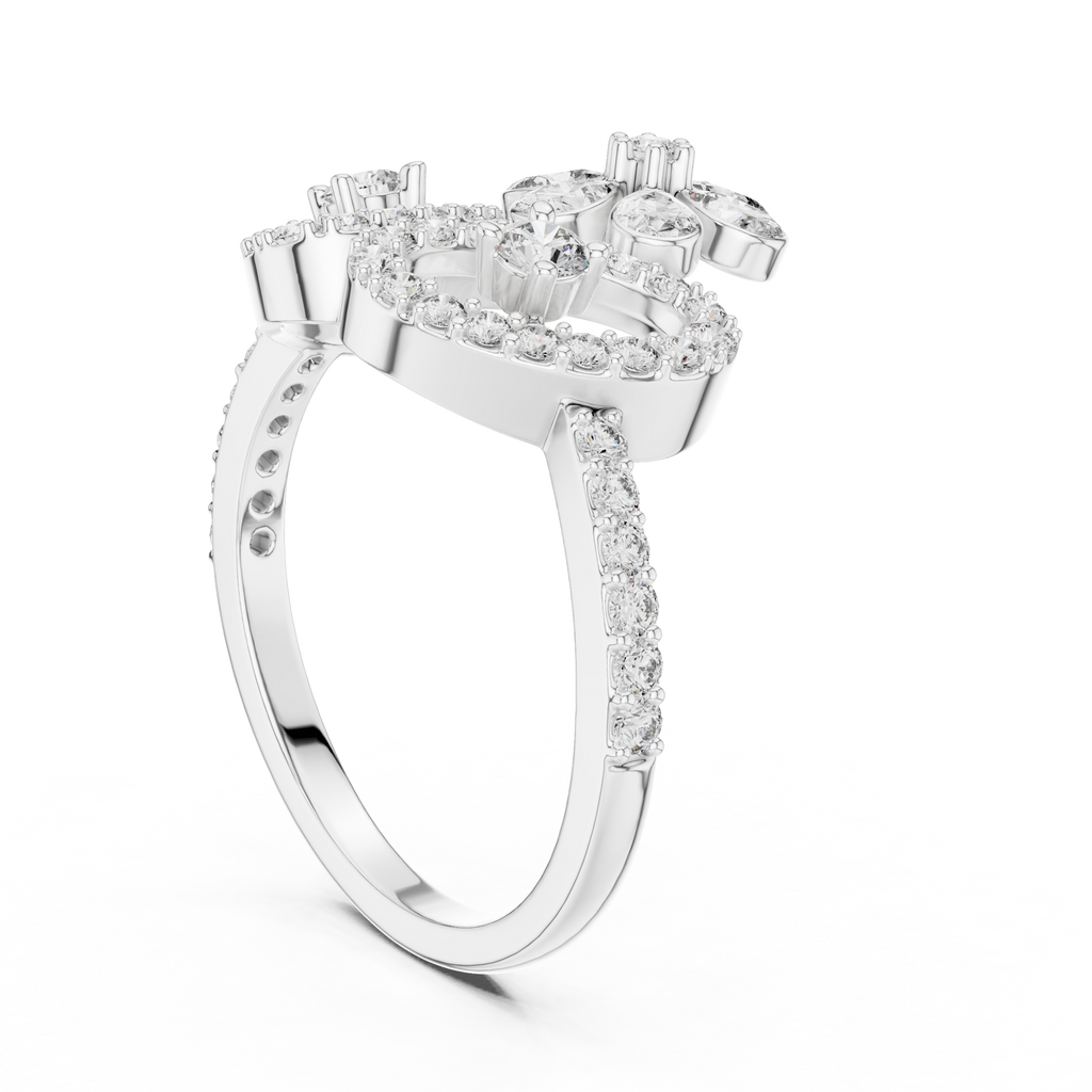 Elegant Love Bloom Gold Ring