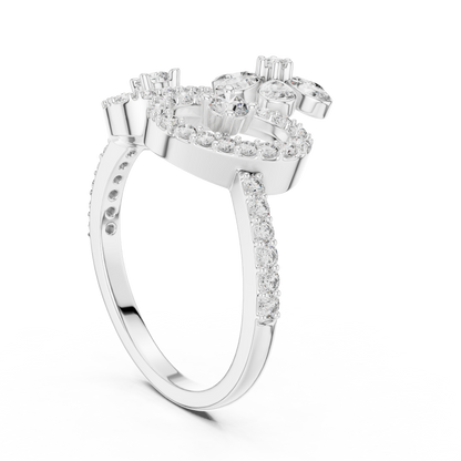 Elegant Love Bloom Gold Ring