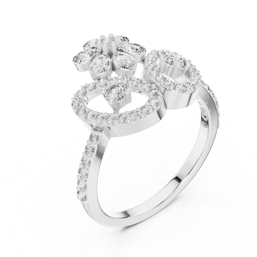 Elegant Love Bloom Gold Ring