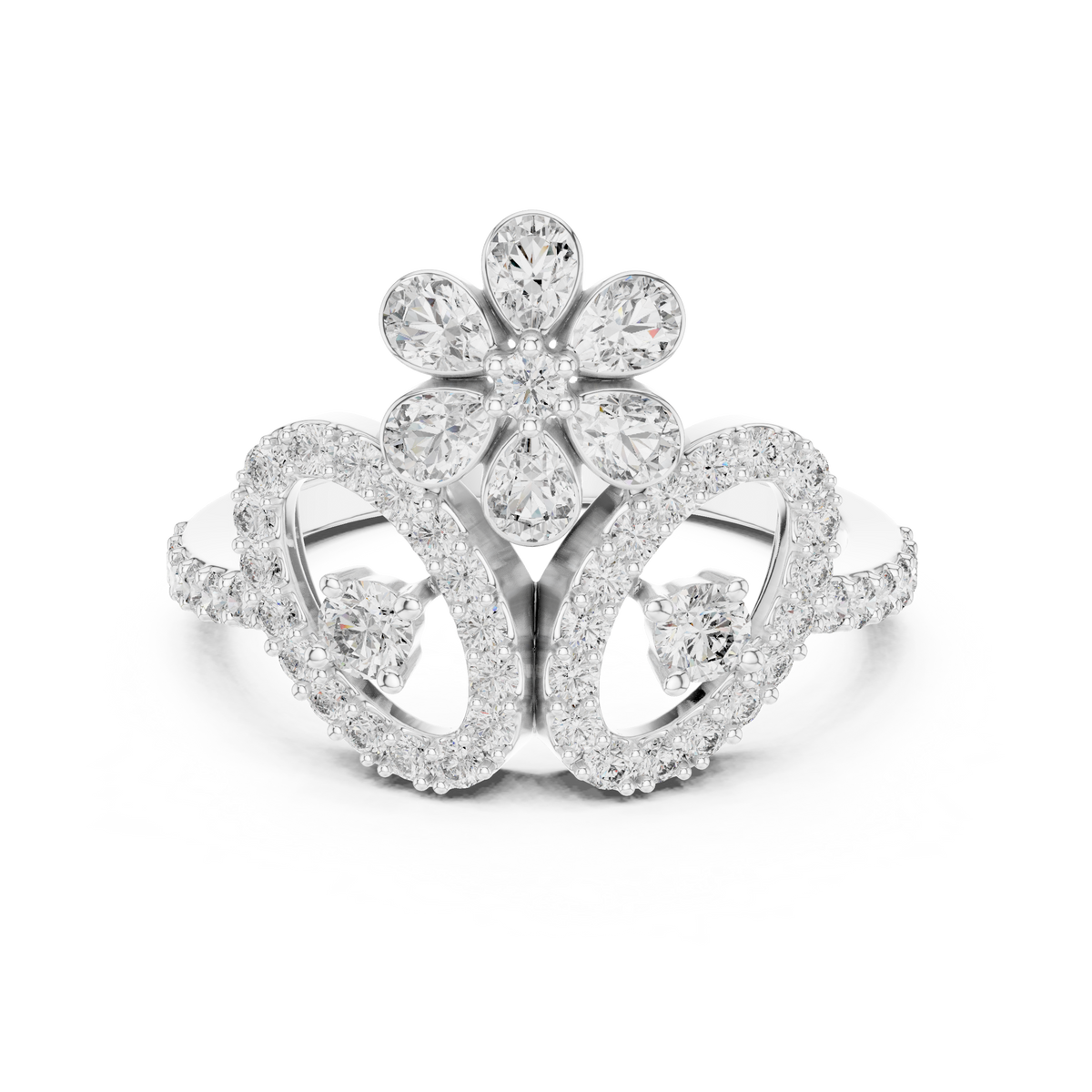 Elegant Love Bloom Gold Ring