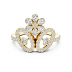 Elegant Love Bloom Gold Ring