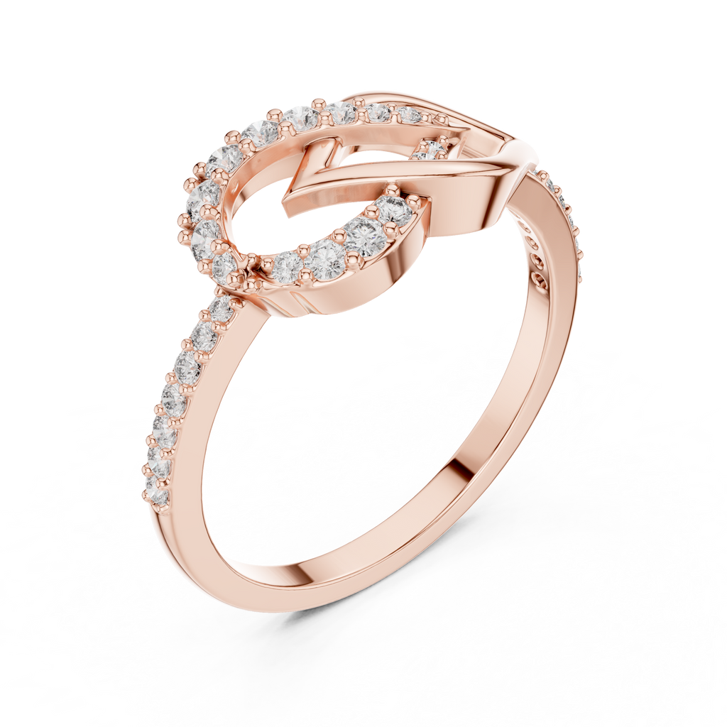 Timeless Infinity Spark Gold Ring