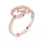 Timeless Infinity Spark Gold Ring