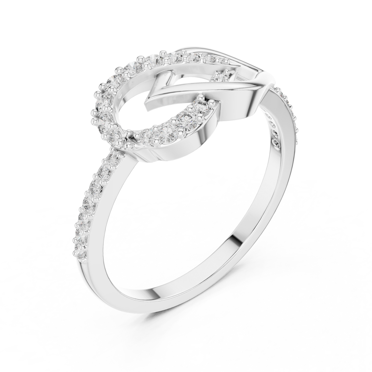 Timeless Infinity Spark Gold Ring