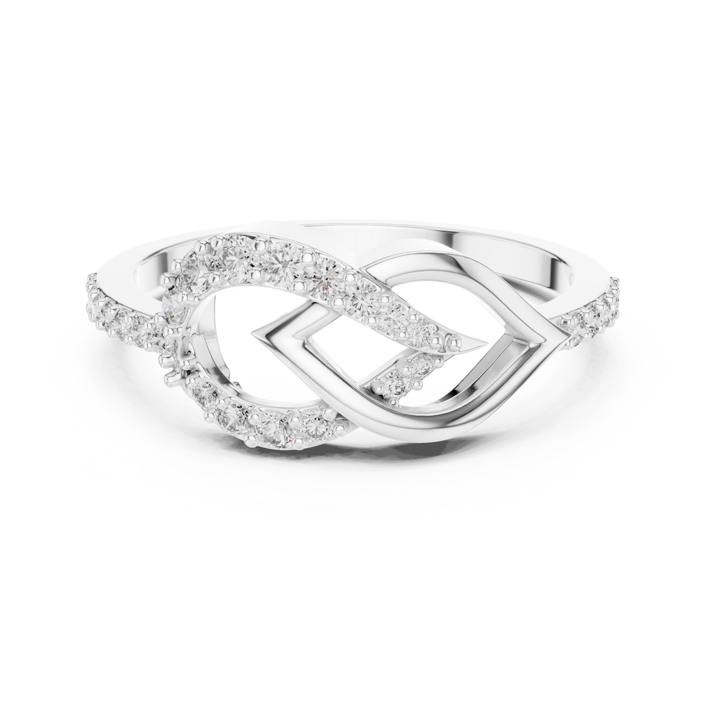 Timeless Infinity Spark Gold Ring