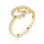 Timeless Infinity Spark Gold Ring