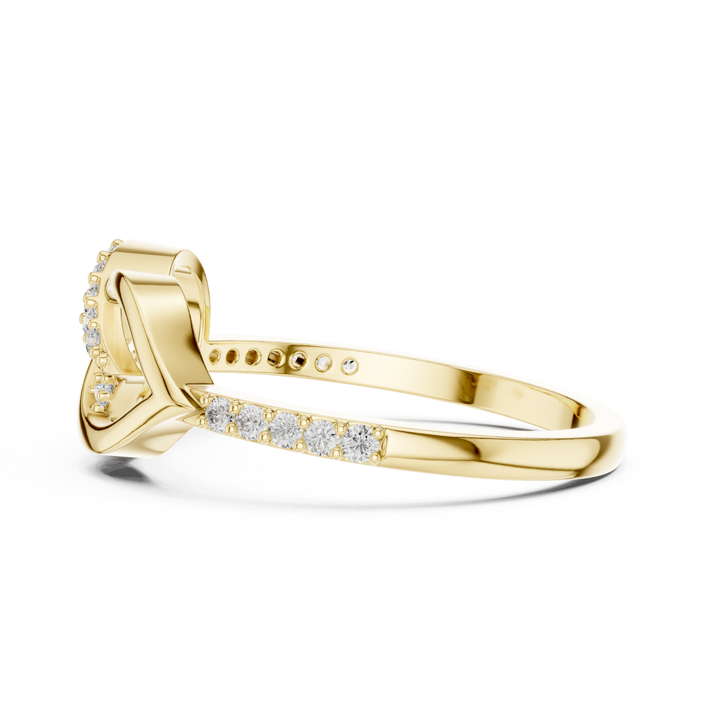 Timeless Infinity Spark Gold Ring