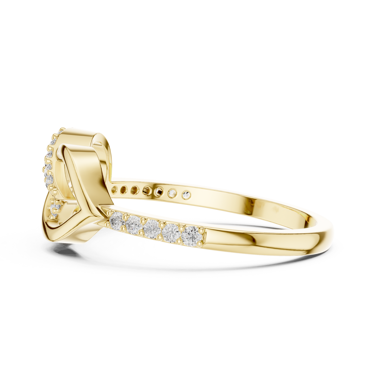 Timeless Infinity Spark Gold Ring