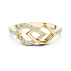 Timeless Infinity Spark Gold Ring