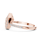 Elite Design Spiral Diamond Ring