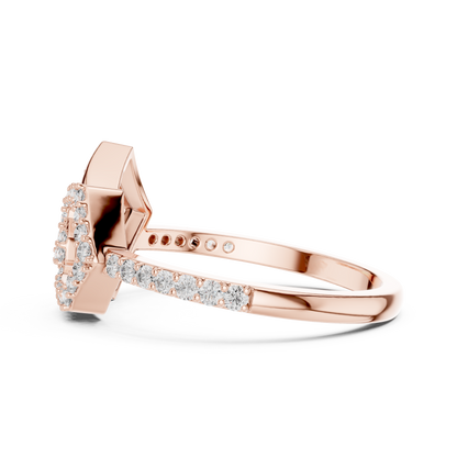 Elite Design Spiral Diamond Ring