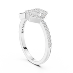 Elite Design Spiral Diamond Ring