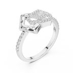 Elite Design Spiral Diamond Ring