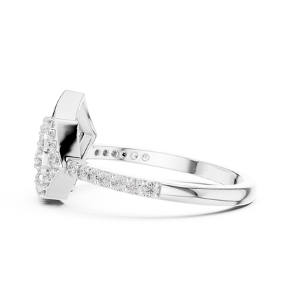 Elite Design Spiral Diamond Ring