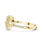 Graceful Twist Diamond Designer Ring