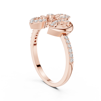 Timeless Bloom Gold Diamond Ring