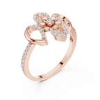 Timeless Bloom Gold Diamond Ring