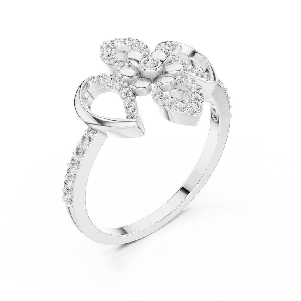 Timeless Bloom Gold Diamond Ring