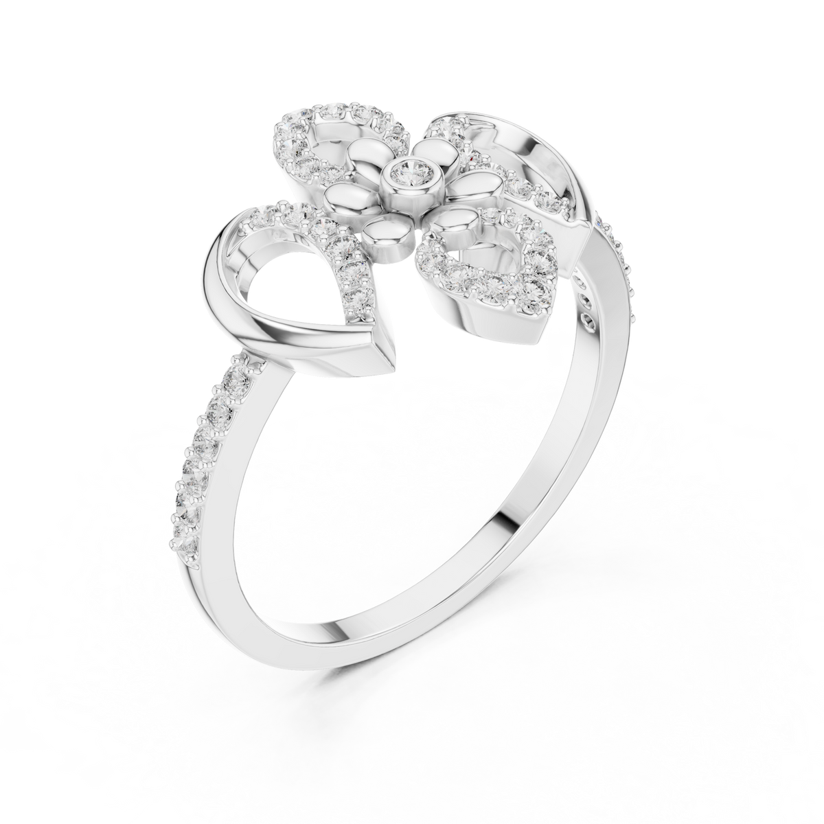 Timeless Bloom Gold Diamond Ring