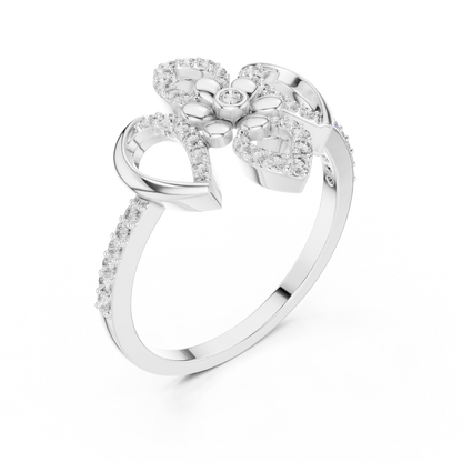 Timeless Bloom Gold Diamond Ring