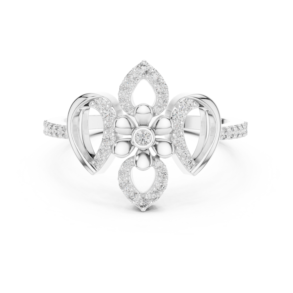 Timeless Bloom Gold Diamond Ring