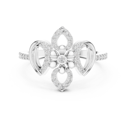 Timeless Bloom Gold Diamond Ring