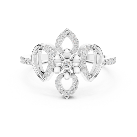 Timeless Bloom Gold Diamond Ring