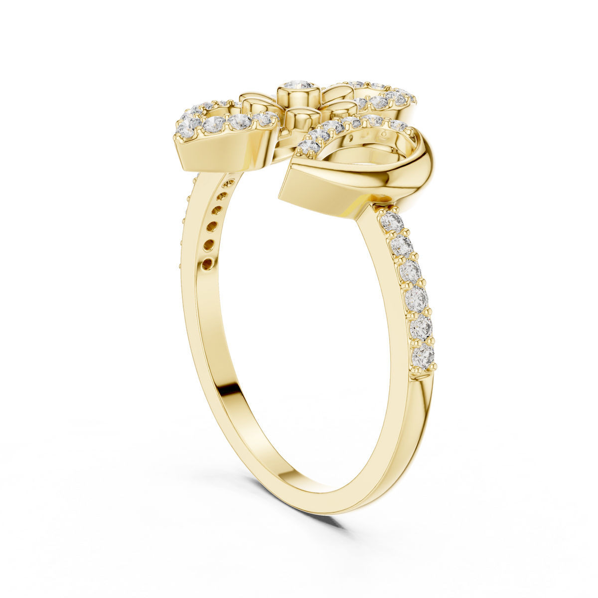 Timeless Bloom Gold Diamond Ring