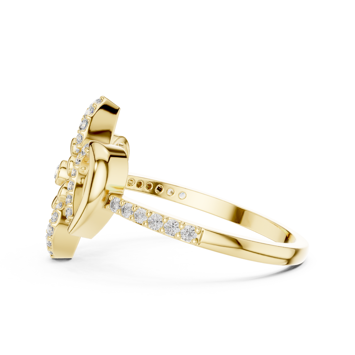 Timeless Bloom Gold Diamond Ring