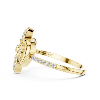 Timeless Bloom Gold Diamond Ring