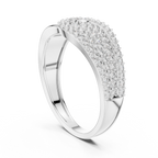 Moderner runder Diamantring – Luxus Designer Goldring