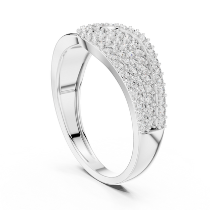Modern Round Cut Diamond Ring – Luxury Designer Gold Ring