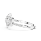 Graceful Loop Diamond Gold Ring