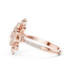 Golden Bloom Diamond Ring