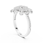 Golden Bloom Diamond Ring