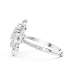 Golden Bloom Diamond Ring