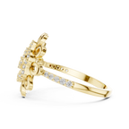 Golden Bloom Diamond Ring