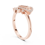 Geometric Sparkle Diamond Ring