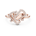 Geometric Sparkle Diamond Ring