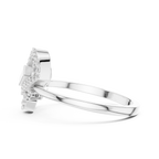 Geometric Sparkle Diamond Ring