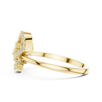 Geometric Sparkle Diamond Ring