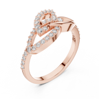 Infinity Twist Diamond Ring