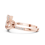 Infinity Twist Diamond Ring