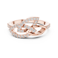 Infinity Twist Diamond Ring