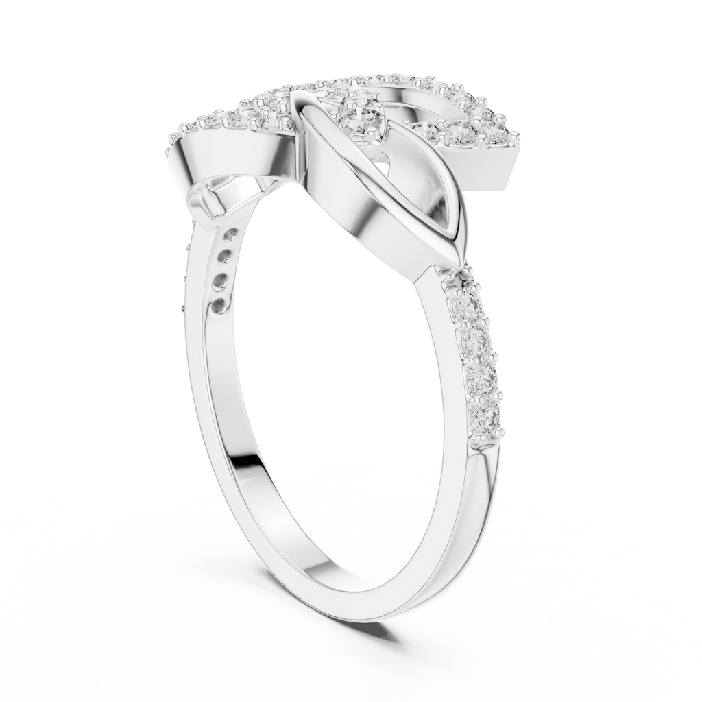 Infinity Twist Diamond Ring