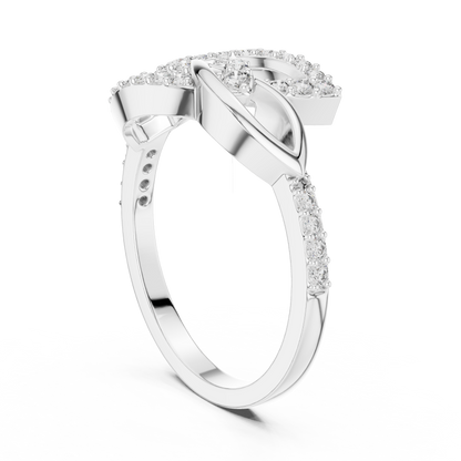 Infinity Twist Diamond Ring