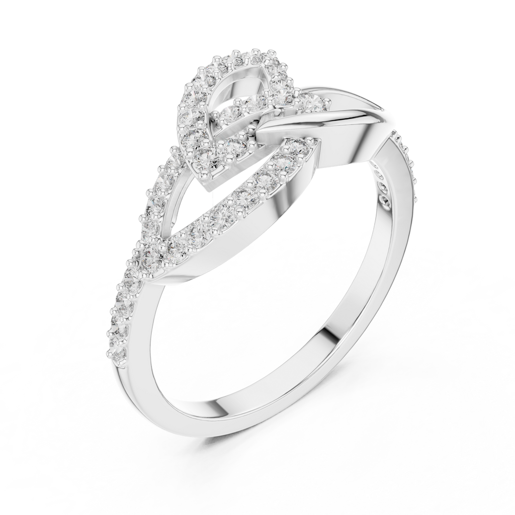 Infinity Twist Diamond Ring